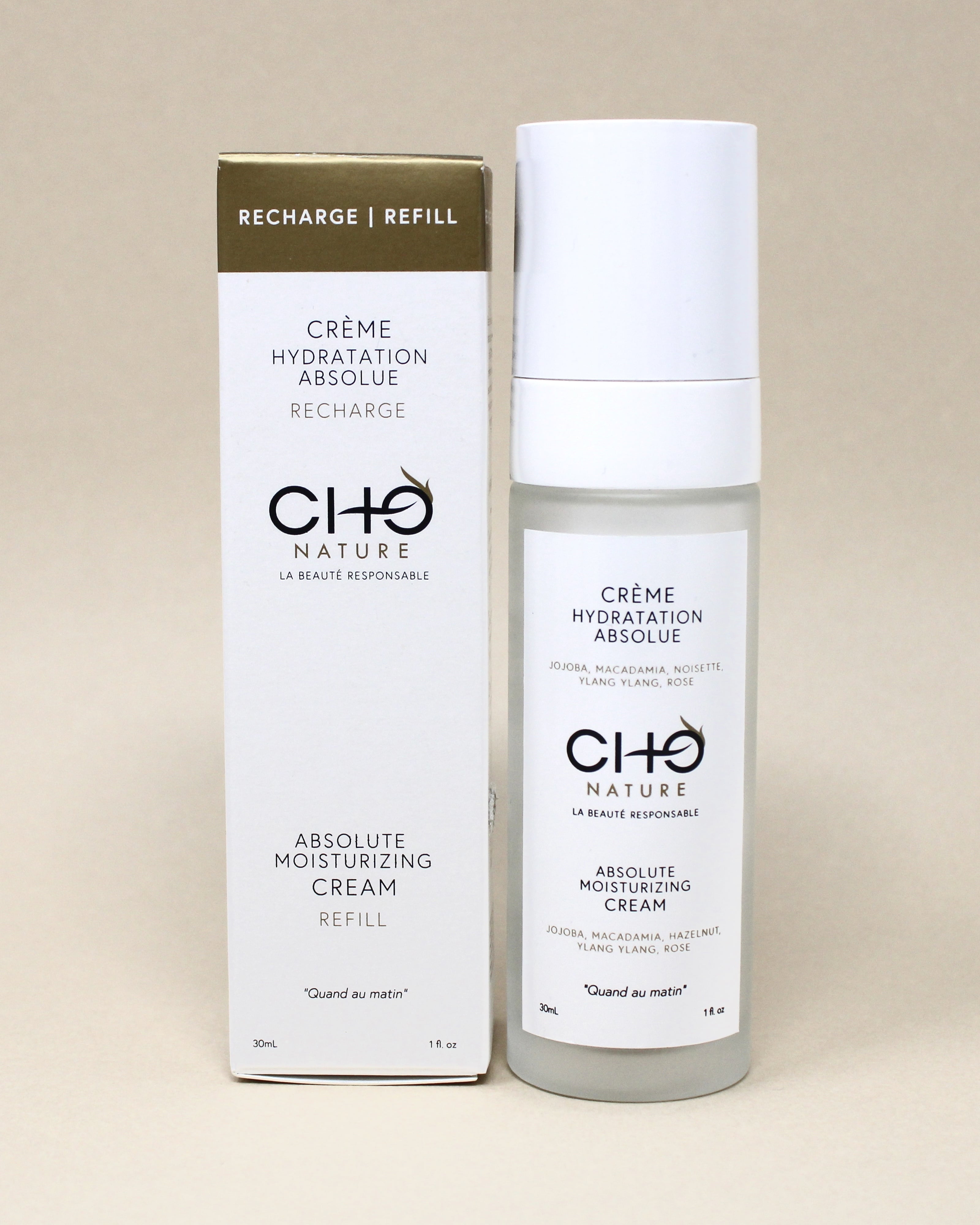 Recharge Crème Hydratation Absolue - CHO Nature